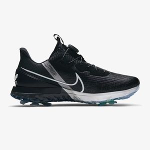 Nike Air Zoom unisex Infinity Tour BOA Golf Shoe Sz Men 5.5 Woman 7 Black/Gray